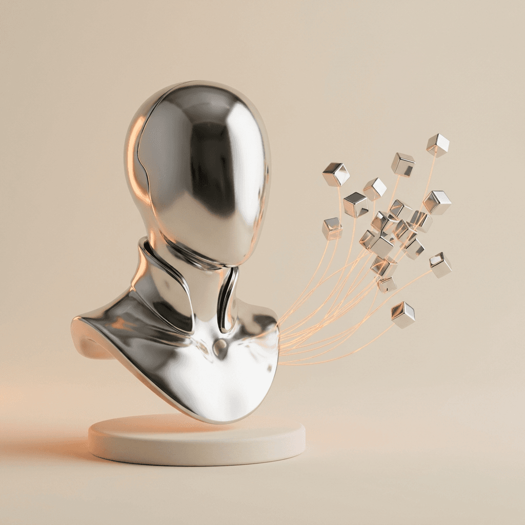 Chrome bust representing the 4CS cloud and DevOps engineer